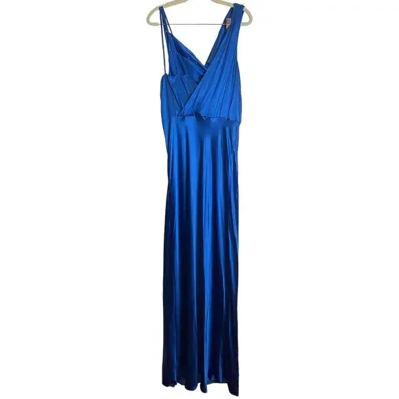 Veronica Beard Sanderson Dress Silk Blend Cowl Formal Gala Prom Party Size 14